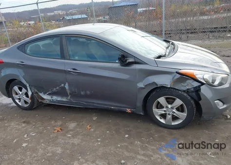2012 Hyundai Elantra Gls из США, поврежденный, VIN 5NPDH4AE0CH114888